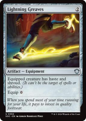 Lightning Greaves - Commander: Secrets of Strixhaven