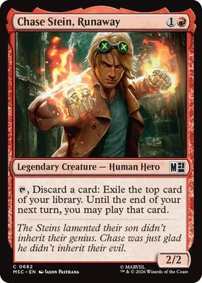 Chase Stein, Runaway - Commander: Marvel Super Heroes