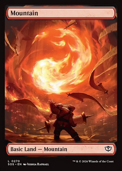 Mountain (0270) (Foil) - Secrets of Strixhaven