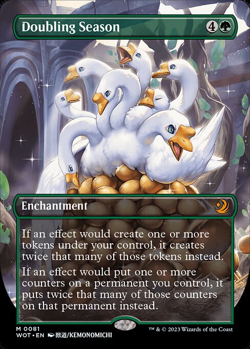 Doubling Season (Anime Borderless) - Wilds of Eldraine: Enchanting Tales