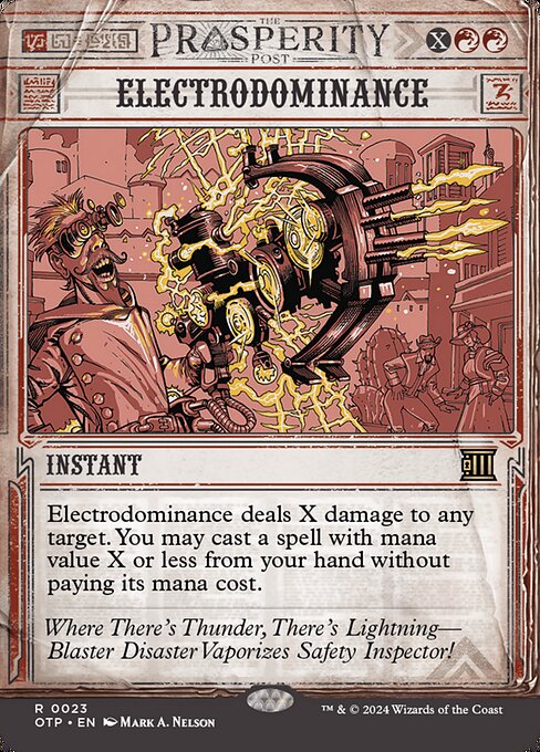 Electrodominance - Outlaws of Thunder Junction: Breaking News