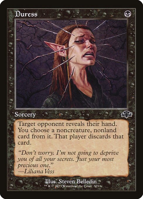 Duress (Retro Frame) (Foil) - Dominaria Remastered