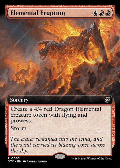 Elemental Eruption (Extended Art) - Commander: Outlaws of Thunder Junction