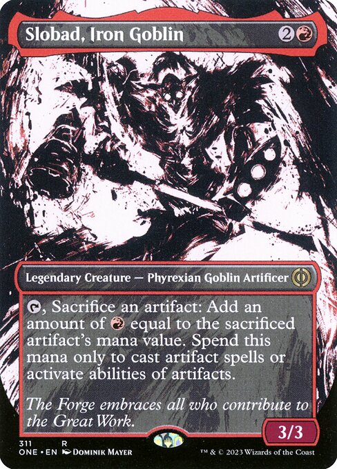 Slobad, Iron Goblin (Showcase) - Phyrexia: All Will Be One