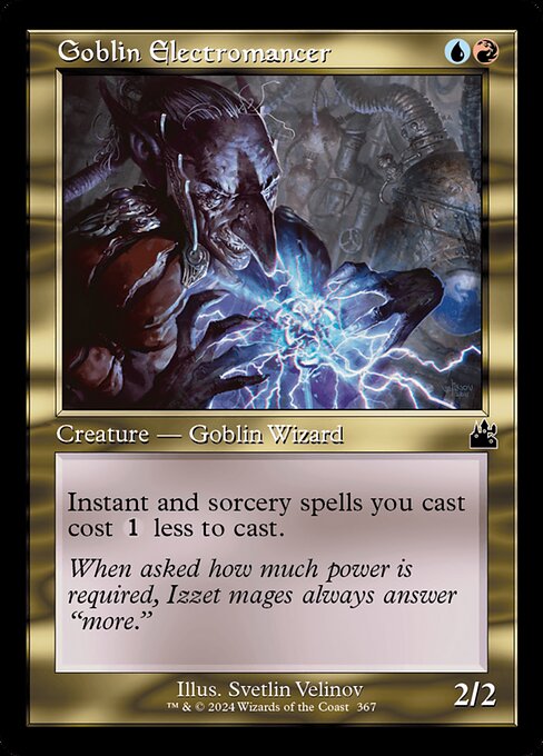 Goblin Electromancer (Retro Frame) - Ravnica Remastered