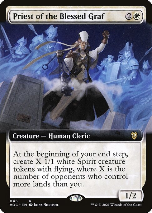 Priest of the Blessed Graf (Extended Art) - Commander: Innistrad: Crimson Vow
