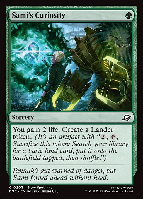 Sami's Curiosity (Foil) - Edge of Eternities