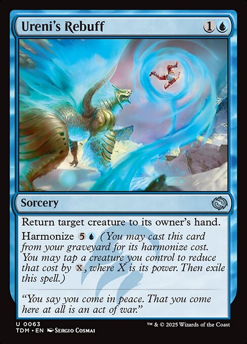 Ureni's Rebuff (Foil) - Tarkir: Dragonstorm