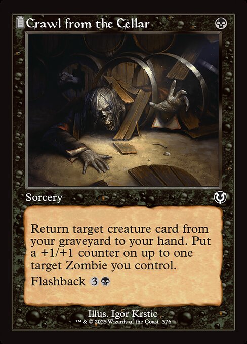 Crawl from the Cellar (Retro Frame) - Innistrad Remastered