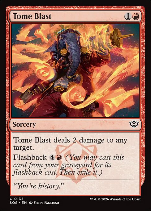 Tome Blast (Foil) - Secrets of Strixhaven