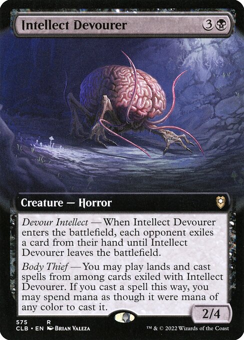 Intellect Devourer (Extended Art) - Commander Legends: Battle for Baldur's Gate