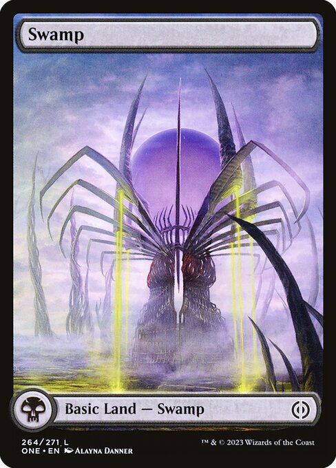 Swamp (264) - Full Art - Phyrexia: All Will Be One