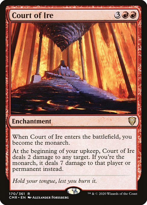 Court of Ire (Foil) - Commander Legends