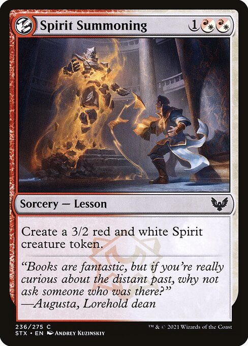 Spirit Summoning - Strixhaven: School of Mages