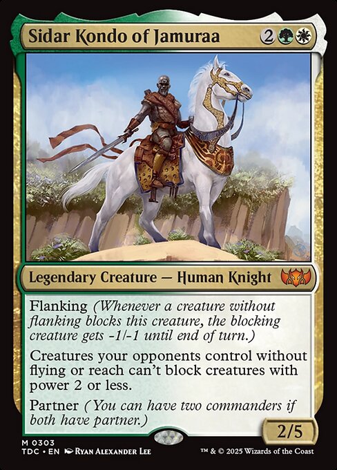 Sidar Kondo of Jamuraa - Commander: Tarkir: Dragonstorm