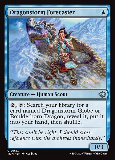 Dragonstorm Forecaster (Foil) - Tarkir: Dragonstorm