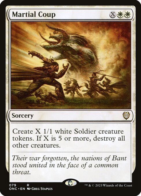Martial Coup - Commander: Phyrexia: All Will Be One
