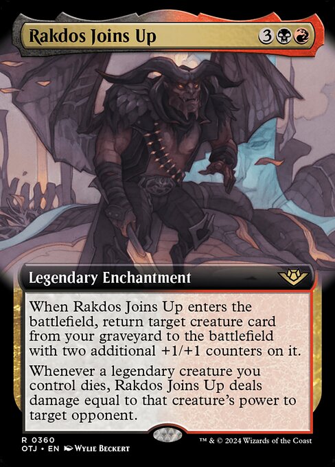 Rakdos Joins Up (Extended Art) (Foil) - Outlaws of Thunder Junction