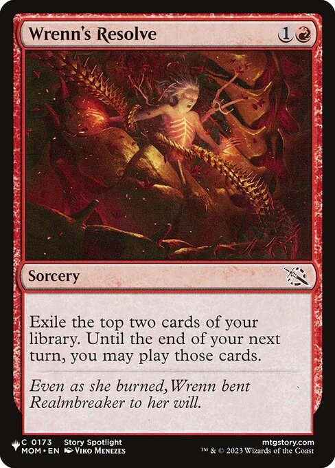 Wrenn's Resolve - The List Reprints