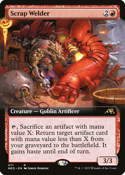 Scrap Welder (Extended Art) - Kamigawa: Neon Dynasty