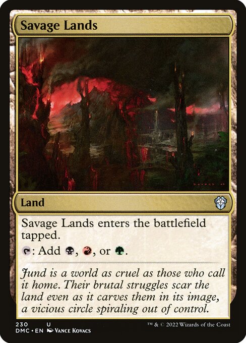 Savage Lands - Commander: Dominaria United