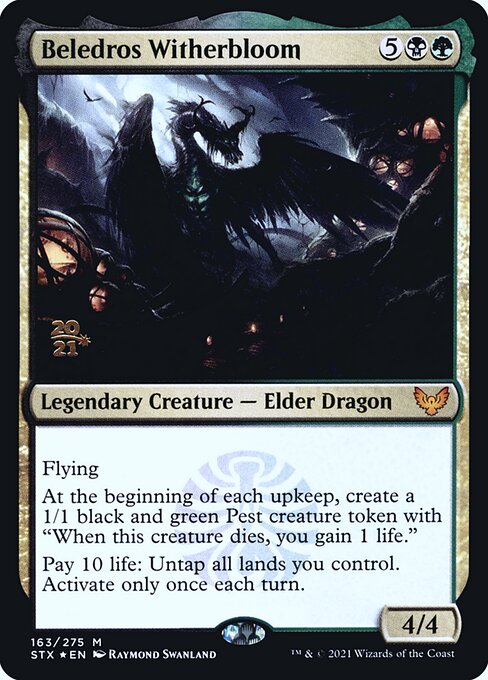 Beledros Witherbloom - Prerelease Cards