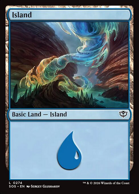 Island (0274) (Foil) - Secrets of Strixhaven