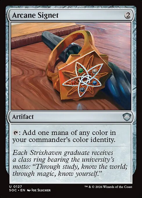 Arcane Signet - Commander: Secrets of Strixhaven