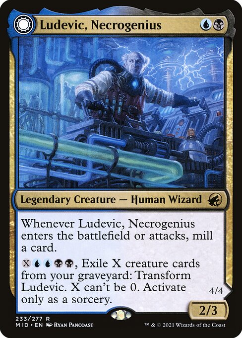 Ludevic, Necrogenius (Foil) - Innistrad: Midnight Hunt