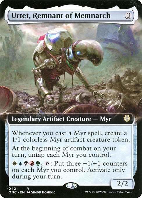 Urtet, Remnant of Memnarch (Extended Art) - Commander: Phyrexia: All Will Be One