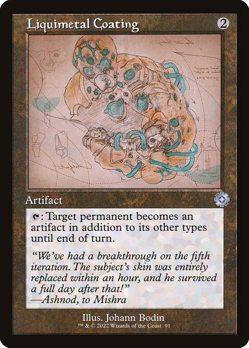 Liquimetal Coating (Schematic) - The Brothers' War: Retro Frame Artifacts