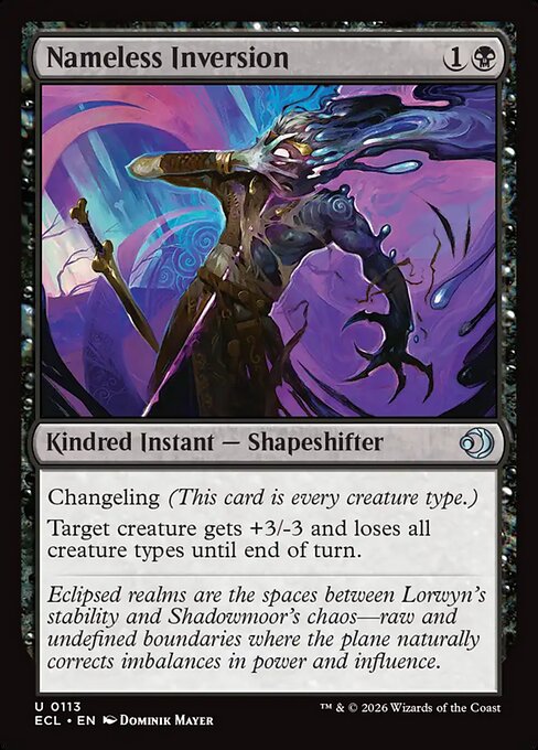 Nameless Inversion - Lorwyn Eclipsed