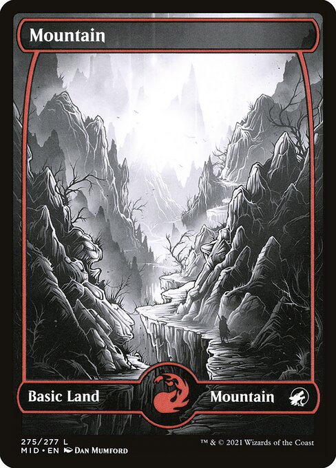 Mountain (275) (Foil) - Innistrad: Midnight Hunt