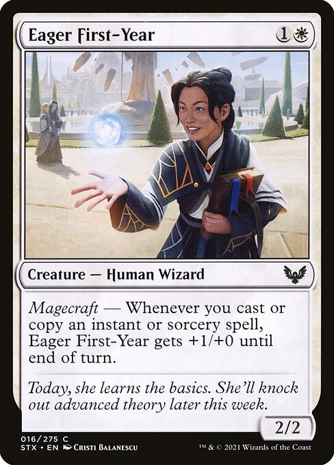 Eager First-Year (Foil) - Strixhaven: School of Mages