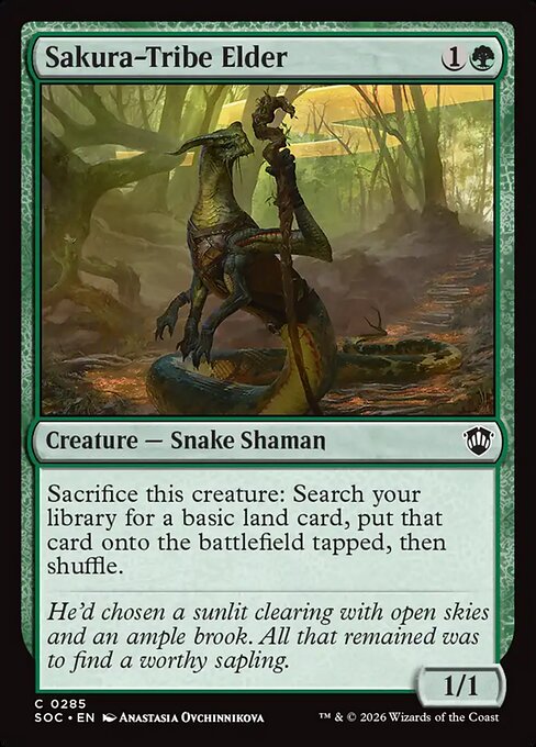 Sakura-Tribe Elder - Commander: Secrets of Strixhaven