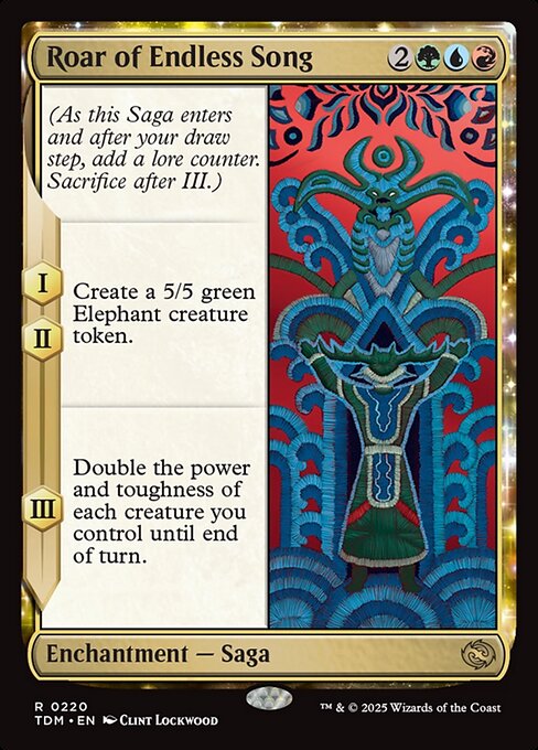 Roar of Endless Song (Foil) - Tarkir: Dragonstorm