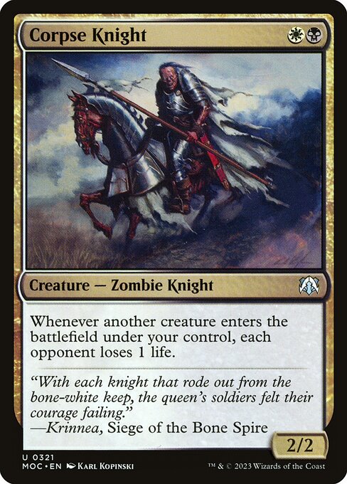 Corpse Knight - Commander: March of the Machine