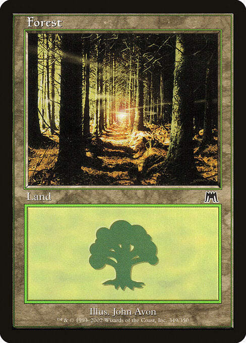 Forest (349) (Foil) - Onslaught
