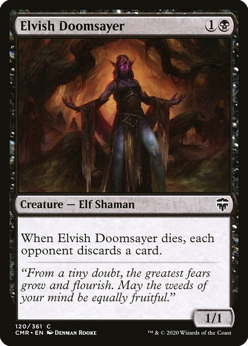 Elvish Doomsayer (Foil) - Commander Legends