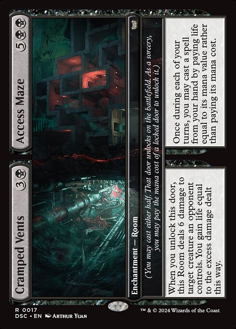 Cramped Vents // Access Maze - Commander: Duskmourn: House of Horror