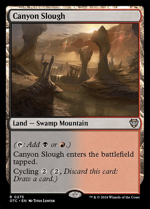Canyon Slough - Commander: Outlaws of Thunder Junction