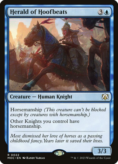 Herald of Hoofbeats - Commander: March of the Machine