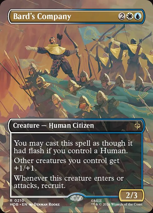 Bard's Company (Borderless) - The Hobbit