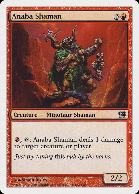 Anaba Shaman (Foil) - 9th Edition