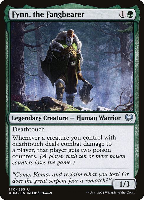 Fynn, the Fangbearer (Foil) - Kaldheim