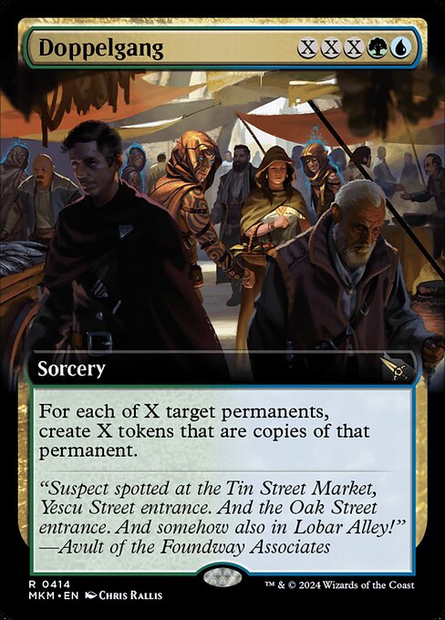 Doppelgang (Extended Art) (Foil) - Murders at Karlov Manor