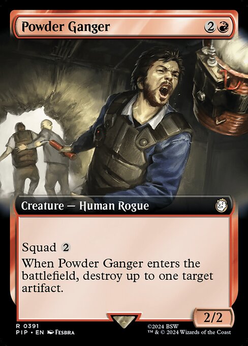 Powder Ganger (Extended Art) - Universes Beyond: Fallout