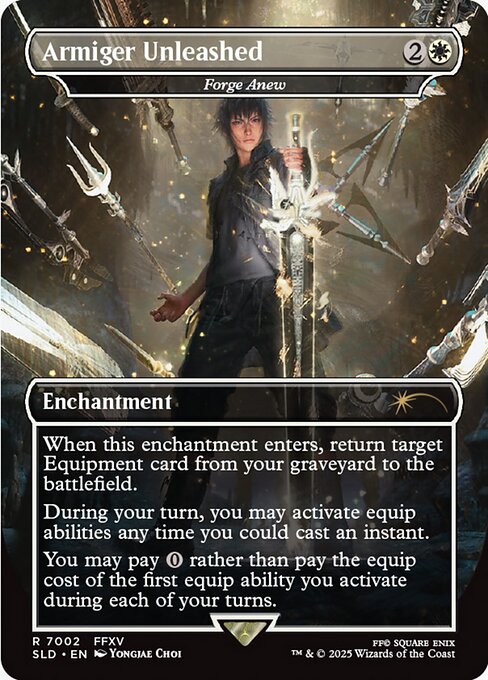 Armiger Unleashed - Forge Anew (Rainbow Foil) (Foil) - Secret Lair Drop Series