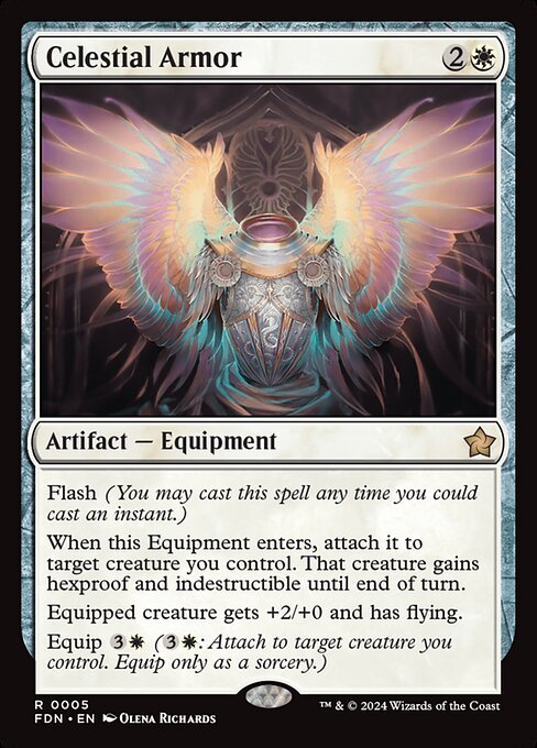 Celestial Armor (Foil) - Foundations