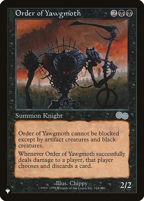 Order of Yawgmoth (USG) - The List Reprints